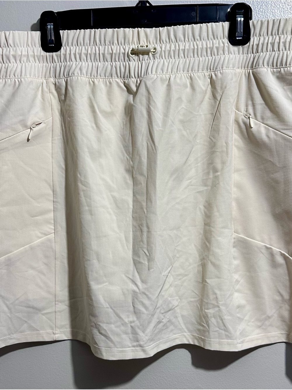 MTA Sport Cream Women’s Skort with Zip Pockets Size XL (1357)